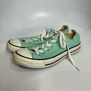 Converse teal sneakers size 6